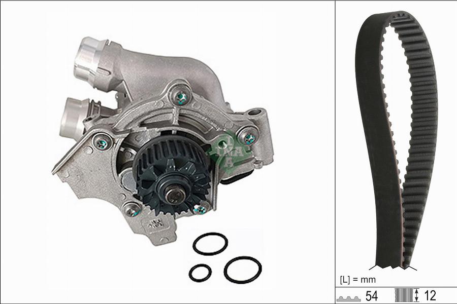 Wilmink Group WG2377429 - Водяной насос + комплект зубчатого ремня autodnr.net