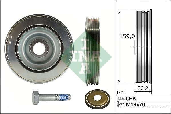 Wilmink Group WG2377493 - Шкив коленчатого вала autodnr.net