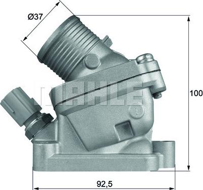 Wilmink Group WG2401416 - Термостат, охлаждающая жидкость autodnr.net