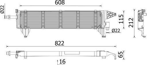 Wilmink Group WG2402505 - Радіатор, тяговий акумулятор autocars.com.ua