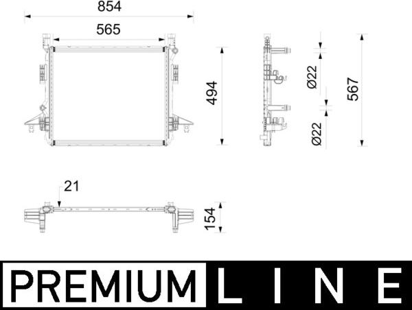 Wilmink Group WG2418045 - Радіатор, тяговий акумулятор autocars.com.ua