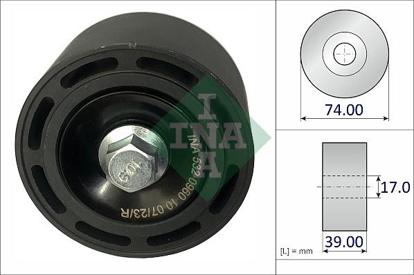 Wilmink Group WG2464351 - Паразитний / провідний ролик, поліклиновий ремінь autocars.com.ua