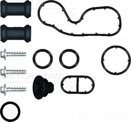 Wilmink Group WG2592156 - Комплект прокладок, масляний радіатор autocars.com.ua