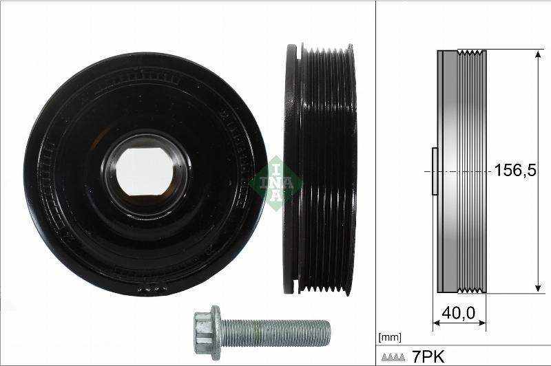 Wilmink Group WG2603212 - Ремінний шків, колінчастий вал autocars.com.ua
