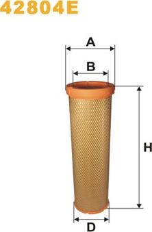 WIX Filters 42804E - Фильтр добавочного воздуха autodnr.net