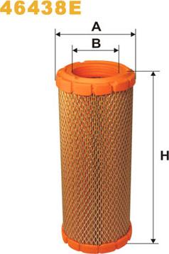 WIX Filters 46438E - Воздушный фильтр autodnr.net