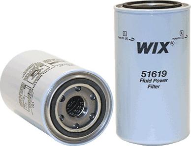 WIX Filters 51619 - Фільтр, Гідравлічна система приводу робочого устаткування autocars.com.ua