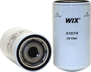 WIX Filters 51674 - Масляний фільтр autocars.com.ua