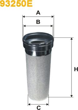 WIX Filters 93250E - Фільтр додаткового повітря autocars.com.ua