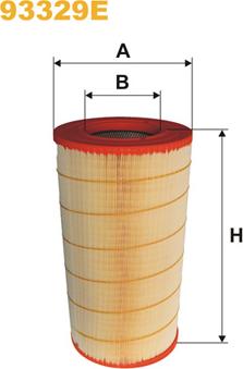 WIX Filters 93329E - Воздушный фильтр avtokuzovplus.com.ua