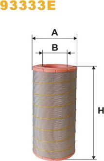 WIX Filters 93333E - Повітряний фільтр autocars.com.ua