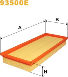WIX Filters 93500E - Фільтр, повітря у внутрішній простір autocars.com.ua