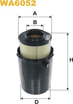 WIX Filters WA6052 - Воздушный фильтр avtokuzovplus.com.ua