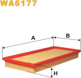 WIX Filters WA6177 - Повітряний фільтр autocars.com.ua