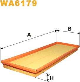 WIX Filters WA6179 - Повітряний фільтр autocars.com.ua