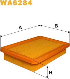 WIX Filters WA6284 - Воздушный фильтр autodnr.net