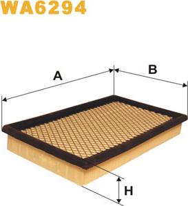 WIX Filters WA6294 - Воздушный фильтр autodnr.net