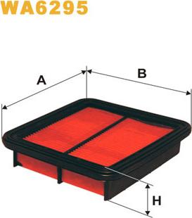 WIX Filters WA6295 - Повітряний фільтр autocars.com.ua