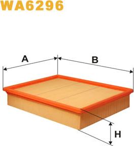 WIX Filters WA6296 - Воздушный фильтр autodnr.net