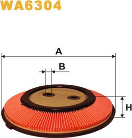 WIX Filters WA6304 - Воздушный фильтр avtokuzovplus.com.ua