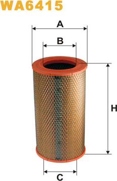 WIX Filters WA6415 - Воздушный фильтр avtokuzovplus.com.ua