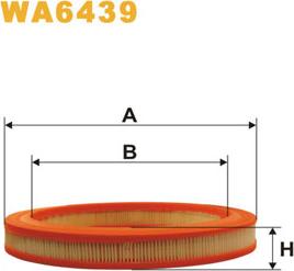 WIX Filters WA6439 - Повітряний фільтр autocars.com.ua