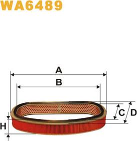 WIX Filters WA6489 - Воздушный фильтр avtokuzovplus.com.ua