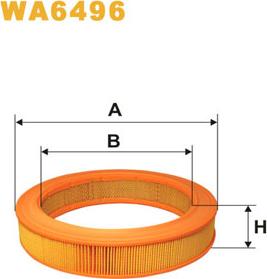 WIX Filters WA6496 - Воздушный фильтр avtokuzovplus.com.ua