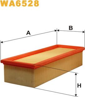 WIX Filters WA6528 - Повітряний фільтр autocars.com.ua