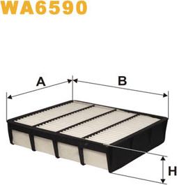 WIX Filters WA6590 - Воздушный фильтр autodnr.net