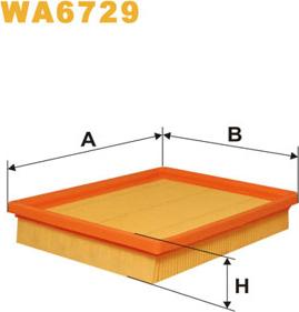 WIX Filters WA6729 - Воздушный фильтр autodnr.net