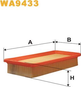 WIX Filters WA9433 - Воздушный фильтр autodnr.net