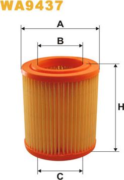 WIX Filters WA9437 - Повітряний фільтр autocars.com.ua