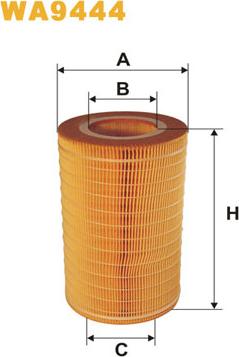 WIX Filters WA9444 - Повітряний фільтр autocars.com.ua