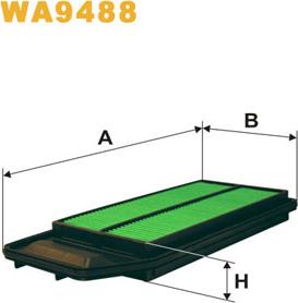 WIX Filters WA9488 - Повітряний фільтр autocars.com.ua