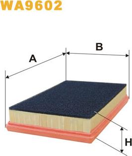 WIX Filters WA9602 - Повітряний фільтр autocars.com.ua