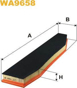 WIX Filters WA9658 - Повітряний фільтр autocars.com.ua