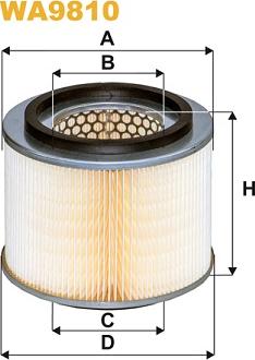 WIX Filters WA9810 - Воздушный фильтр autodnr.net