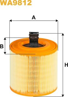 WIX Filters WA9812 - Повітряний фільтр autocars.com.ua