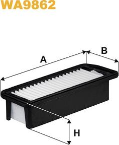 WIX Filters WA9862 - Повітряний фільтр autocars.com.ua