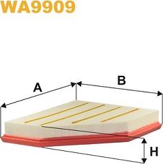 WIX Filters WA9909 - Повітряний фільтр autocars.com.ua