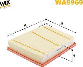 WIX Filters WA9969 - Повітряний фільтр autocars.com.ua