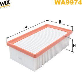 WIX Filters WA9974 - Повітряний фільтр autocars.com.ua