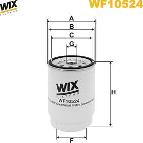 WIX Filters WF10524 - FUEL FILTER autocars.com.ua
