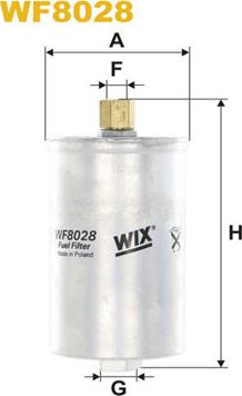 WIX Filters WF8028 - Фильтр топл. AUDI WF8028-PP826 пр-во WIX-Filtron autocars.com.ua