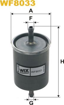 WIX Filters WF8033 - Паливний фільтр autocars.com.ua