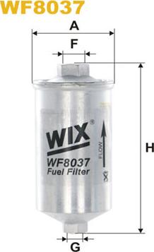 WIX Filters WF8037 - Топливный фильтр avtokuzovplus.com.ua