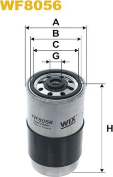 WIX Filters WF8056 - Паливний фільтр autocars.com.ua