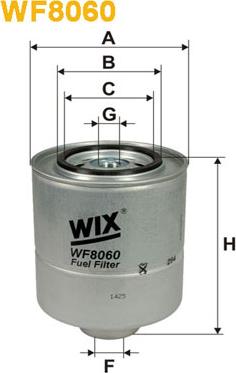 WIX Filters WF8060 - Фільтр паливний autocars.com.ua