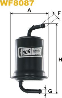 WIX Filters WF8087 - Паливний фільтр autocars.com.ua